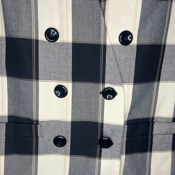 Vintage Worthington Petite Plaid Blazer | Size 6P - Picture 3 of 6
